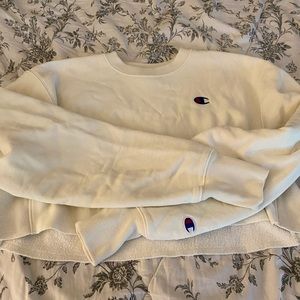 Cropped champion crew neck size small